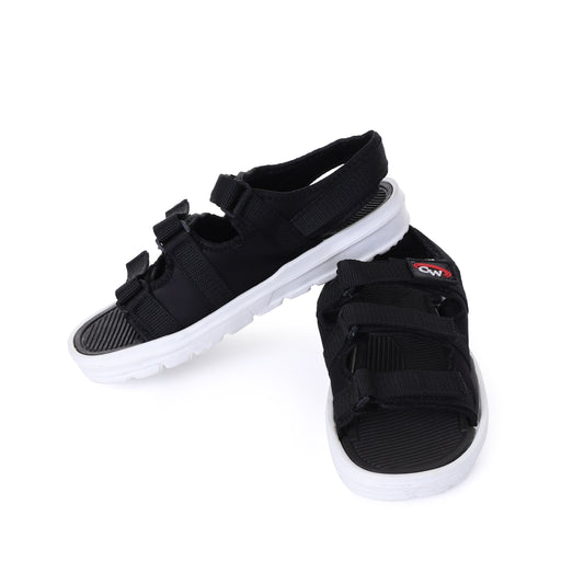 COOPERWINGS Comfortable Sandal for Men – Trendy Sports Footwear, Stylish Formal Sandals, Casual & Office Black Lightweight Sandals