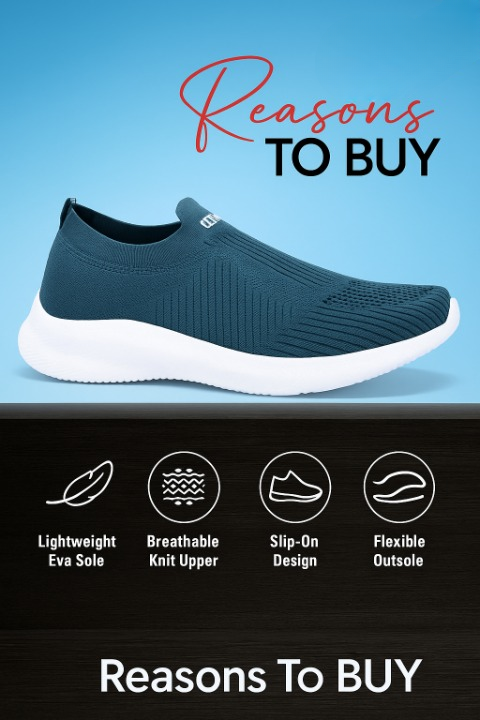 COOPERWINGS Breathable Running Sports Shoes for Men, Lightweight Gym Sneakers for Workout, Training, and All-Day Comfort