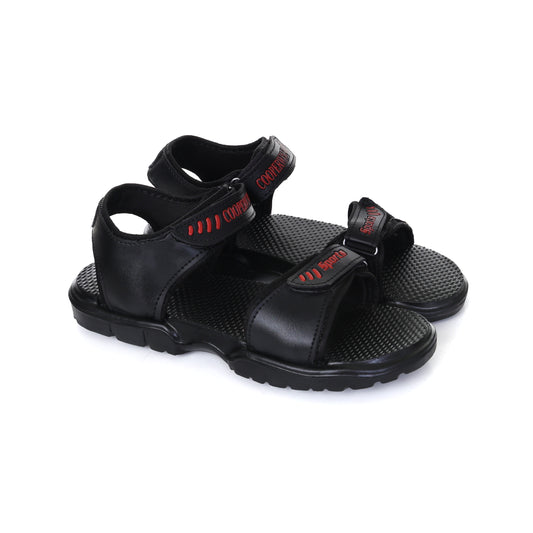 COOPERWINGS Comfortable Sandal for Men – Trendy Sports Footwear, Stylish Formal Sandals, Casual & Office Black Lightweight Sandals